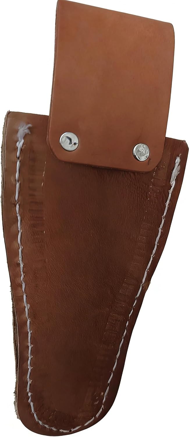 Pruning Scissors Holster Belt Pouch Genuine Leather Duty Gardening Scissors Holster Belt Clips Holder Case for Pruning Snips Garden Scissor Bypass Hand Pruner Gardening Shears Clippers Pliers