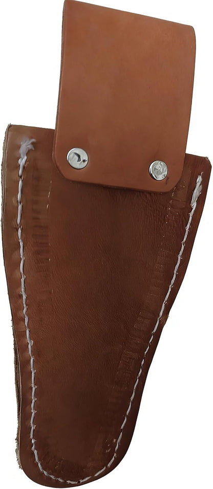 Pruning Scissors Holster Belt Pouch Genuine Leather Duty Gardening Scissors Holster Belt Clips Holder Case for Pruning Snips Garden Scissor Bypass Hand Pruner Gardening Shears Clippers Pliers