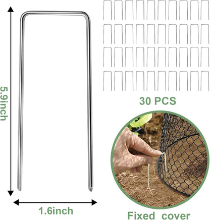 10 Pcs 9.13"×9.13" Chicken Wire Cloche Plant Covers Garden Netting Metal Heavy Duty Plant Protectors from Animals for Keeping Bunnies Chicken Squirrels Birds Other Out