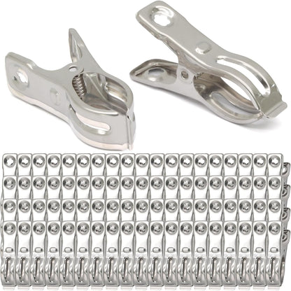 30 PCS Stainless Steel Garden Clips, 1 Inch, 2.36 Inch Long