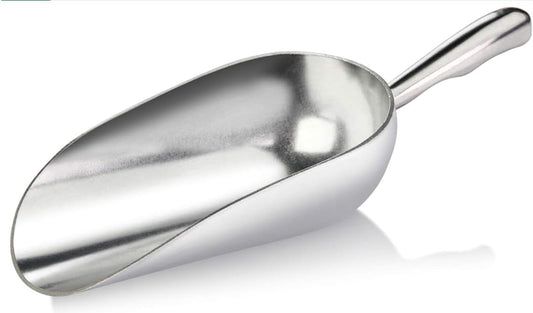 12oz Silver Cast Aluminum Shovel Scoops-1pcs