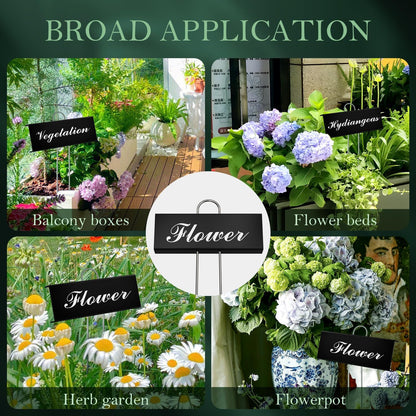 30 Pack Metal Plant Labels for Outdoor Garden Waterproof Plant Markers, Labels Garden Markers for Seedlings Herbs Vegetable Greenhouse Gifts, with Pen