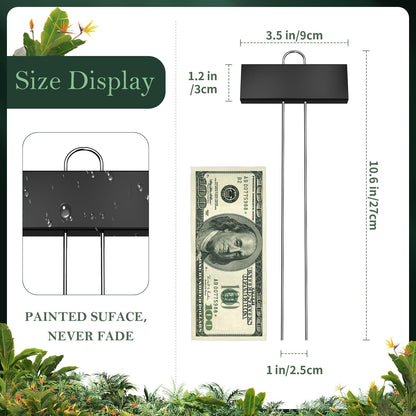 30 Pack Metal Plant Labels for Outdoor Garden Waterproof Plant Markers, Labels Garden Markers for Seedlings Herbs Vegetable Greenhouse Gifts, with Pen