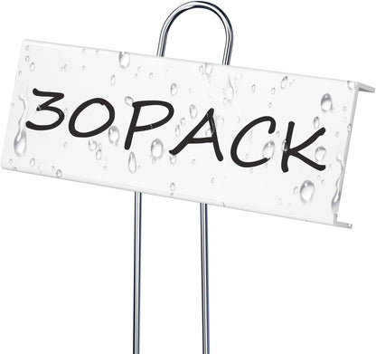 30 Pack Metal Plant Labels for Outdoor Garden Waterproof Plant Markers, Labels Garden Markers for Seedlings Herbs Vegetable Greenhouse Gifts, with Pen
