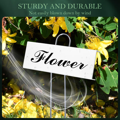 30 Pack Metal Plant Labels for Outdoor Garden Waterproof Plant Markers, Labels Garden Markers for Seedlings Herbs Vegetable Greenhouse Gifts, with Pen