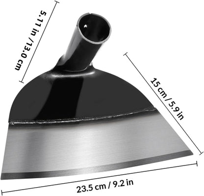 9.25in Heavy Duty Steel Garden Hoe Head, Hoe Garden Tool for Garden
