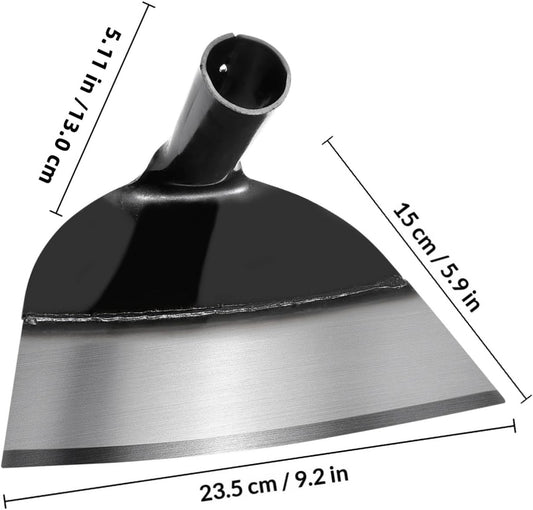 9.25in Heavy Duty Steel Garden Hoe Head, Hoe Garden Tool for Garden