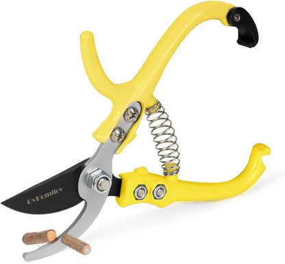 Q-Shaped Lightweight Gardening Pruning Shears for Plant & Tree Trimming