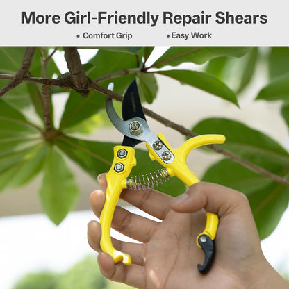 Q-Shaped Lightweight Gardening Pruning Shears for Plant & Tree Trimming