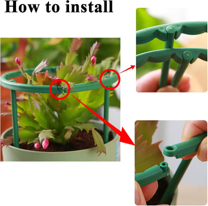 Small Plant Stakes, 12pcs Plant Support Stakes Small Tomato Cage