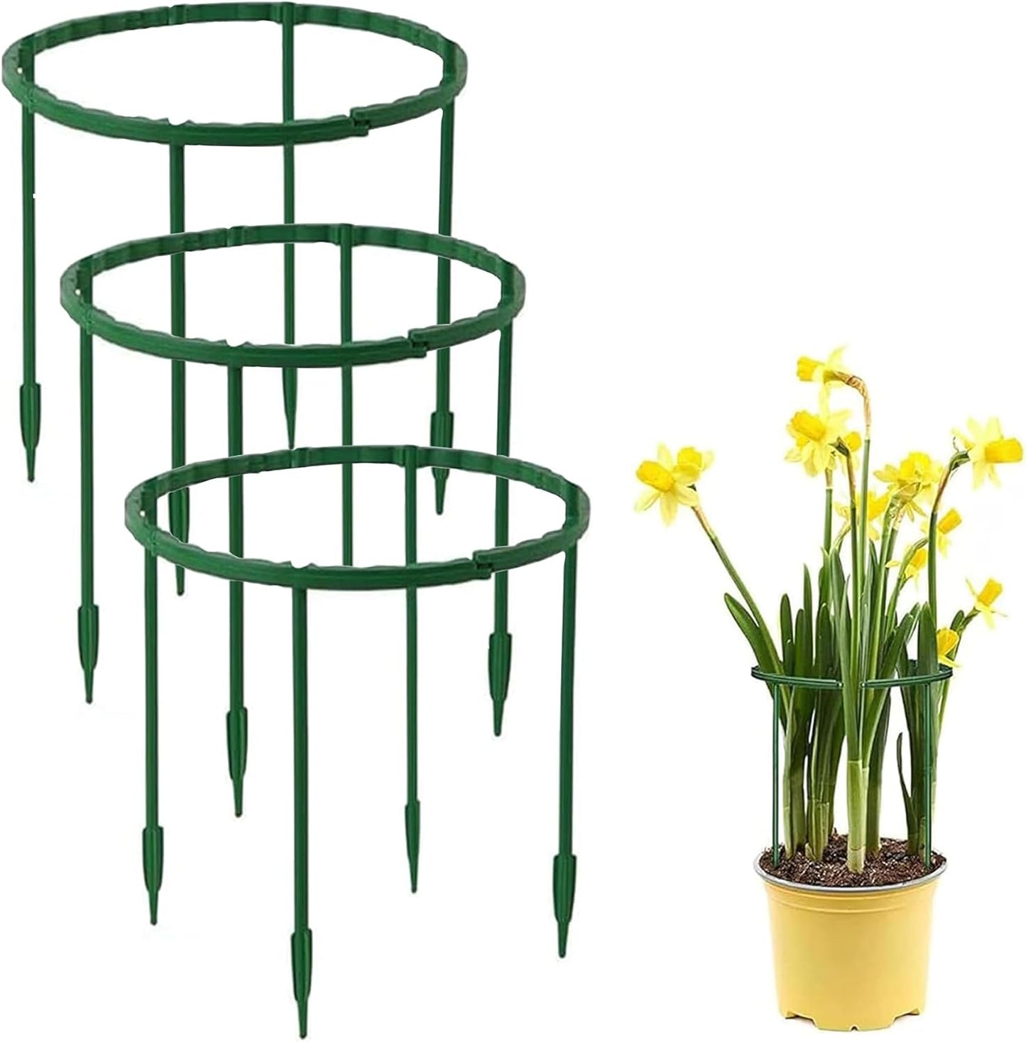 Small Plant Stakes, 12pcs Plant Support Stakes Small Tomato Cage