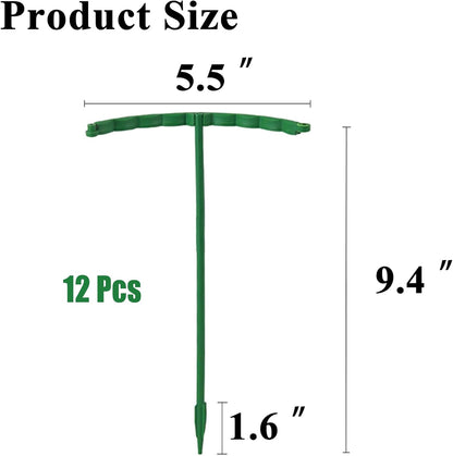 Small Plant Stakes, 12pcs Plant Support Stakes Small Tomato Cage