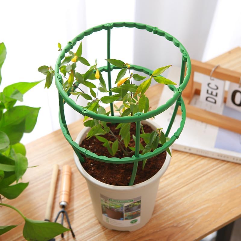 Small Plant Stakes, 12pcs Plant Support Stakes Small Tomato Cage