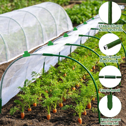 Garden Netting Kit for Raised Beds, 8 x 20 FT Ultra Fine Mesh