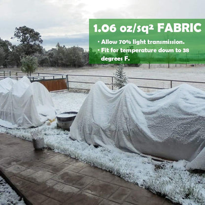 Plant Covers Freeze Protection 10×33ft Row Cover Against Frost Snow