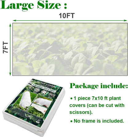 Plant Covers Freeze Protection 10×33ft Row Cover Against Frost Snow