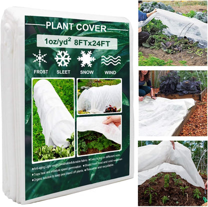 Plant Covers Freeze Protection 10×33ft Row Cover Against Frost Snow