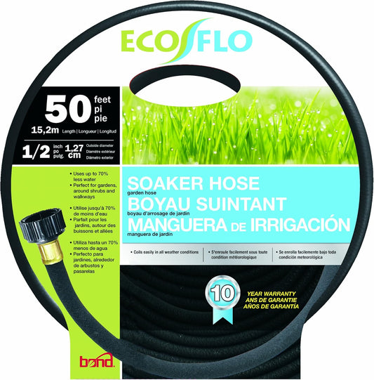 Bond Manufacturing 70280 Eco Flo 50-Feet by 1/2-Inch Soaker Garden Hose