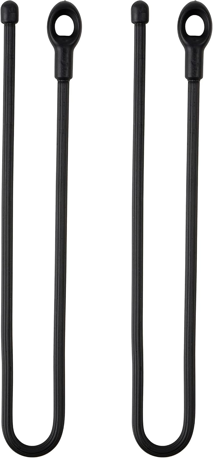 Gear Tie Loopable, Reusable Cable Tie, 18 Inch, Orange, 2 Pack