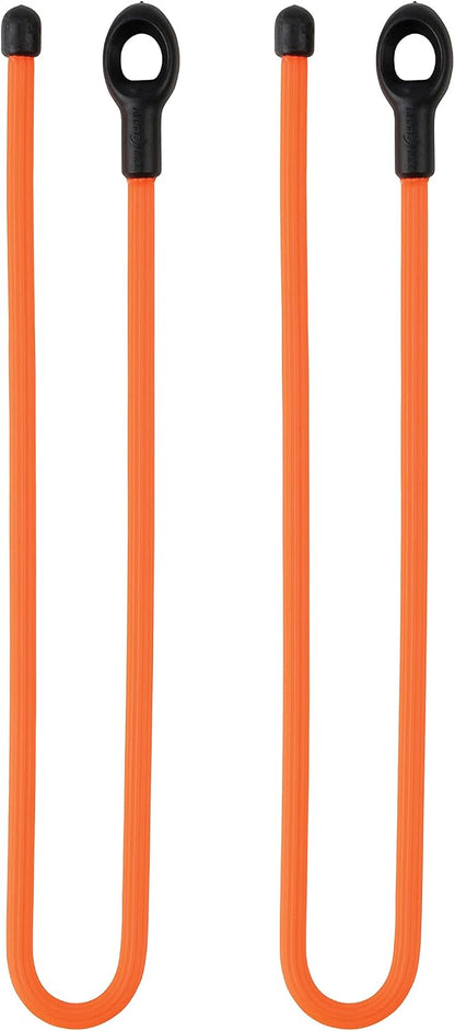 Gear Tie Loopable, Reusable Cable Tie, 18 Inch, Orange, 2 Pack
