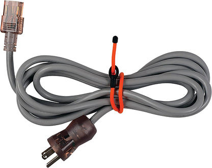Gear Tie Loopable, Reusable Cable Tie, 18 Inch, Orange, 2 Pack