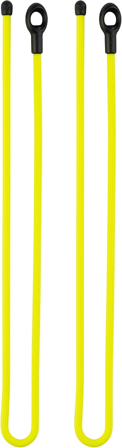 Gear Tie Loopable, Reusable Cable Tie, 18 Inch, Orange, 2 Pack
