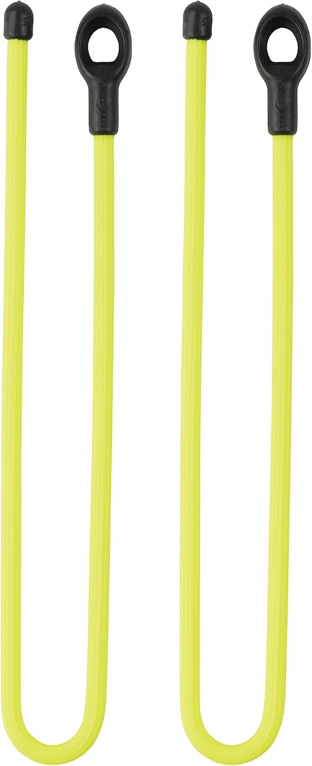 Gear Tie Loopable, Reusable Cable Tie, 18 Inch, Orange, 2 Pack