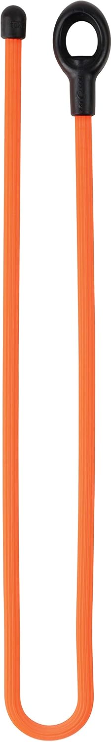 Gear Tie Loopable, Reusable Cable Tie, 18 Inch, Orange, 2 Pack