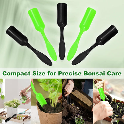 M METERXITY 20-Pack Mini Gardening Shovel Spoons, Plastic Garden Soil Scoops for Cultivation Digging Transplanting/Flower Planting/Plant Succulent, Colorful Small Gardening Tools [Multicolor]
