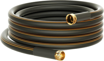 Atlantic Female to Female Heavy Duty Garden Hose 5/8 Inch x 2 ft Black Water Hose Short Connection Leader Hose 2 Foot - Colors A