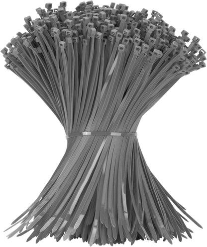 Armpow 8 Inch Garden Green Zip Tie 1000 PCS, 40 Lbs - Small to Medium Zip Tie, Nylon PA66 UV Resistant Cable Tie Heavy Duty for Indoor and Outdoor Use - Ideal for bundling and securing objects