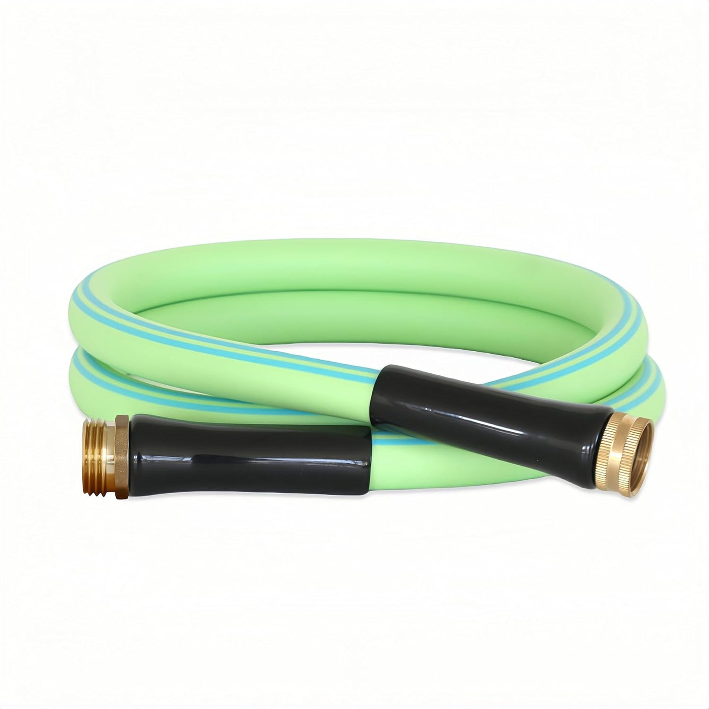 Atlantic Female to Female Heavy Duty Garden Hose 5/8 Inch x 2 ft Black Water Hose Short Connection Leader Hose 2 Foot - Colors B