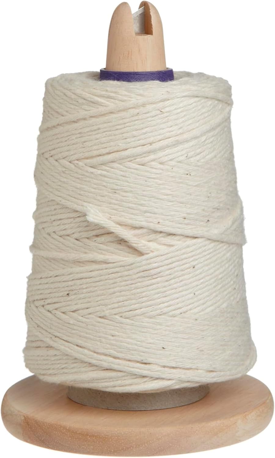 Regency Wraps Butchers Cooking Twine on Holder with Cutter, Heavy Duty, 500ft, 16 Ply, 2.4mm Food-Safe Cotton Kitchen String for Turkey Trussing, Meat Prep, Crafting
