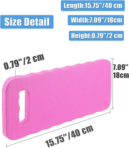 YWSHF 2 PCS Garden Kneeling Pad,Knee Mat Waterproof Foam Knee Pads for Gardening,Cleaning,Baby Bath,Yoga,Praying and Exercise 15.745'' x 7.09'' x 0.79''