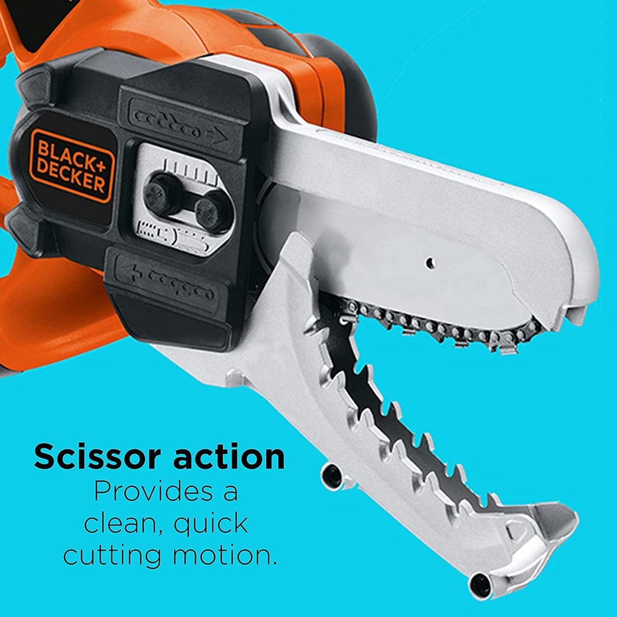 BLACK+DECKER 20V MAX* Alligator Lopper Cordless Chainsaw, Tool Only (LLP120B)