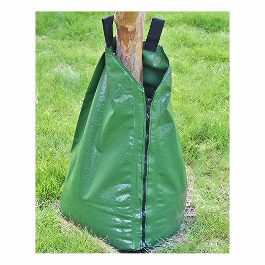 Slow Release PE Tree Watering Bag Ring Bladders Water Deep Automatic Drip Irrigation Drippers Root Waterer Globe Soaker for New Plant Trees Trunk 20 Gallon (1 Pack)