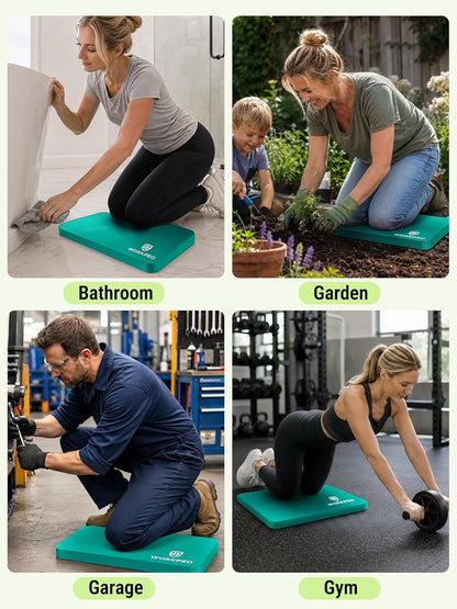 WORKPRO Extra Thick Kneeling Pad, Soft NBR Foam Cushioning for Knee, Large Foam Kneeler Mat for Gardening, Bathing Baby, Exercise, Workout Supplies, 17.5 x 11 x 1.5 in, Black
