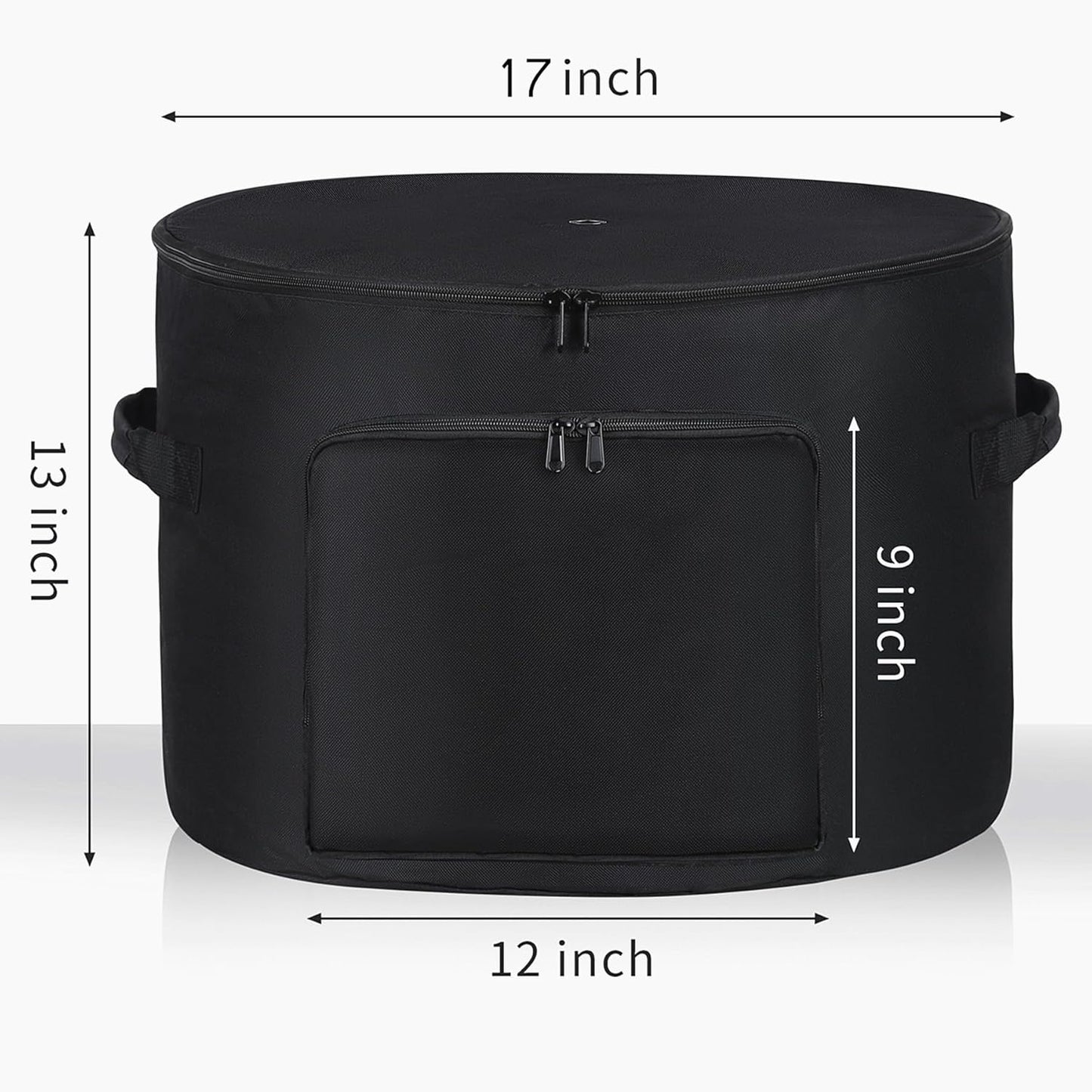 Garden Water Hose Holder Storage Bag Hider, Holds Garden Tools and 150 ft Hose for Indoor,Patio and Warehouse-Black