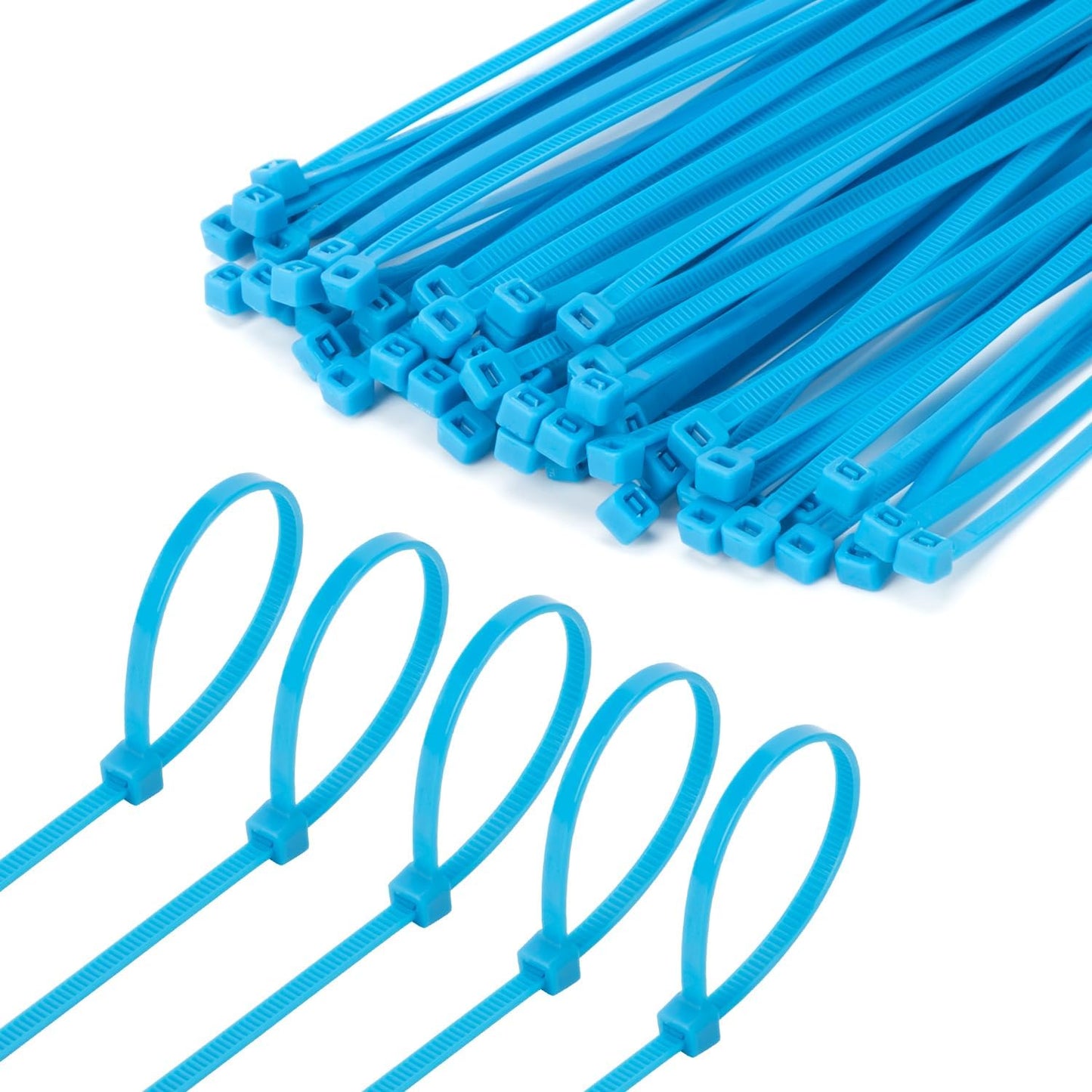 Armpow 8 Inch Garden Green Zip Tie 1000 PCS, 40 Lbs - Small to Medium Zip Tie, Nylon PA66 UV Resistant Cable Tie Heavy Duty for Indoor and Outdoor Use - Ideal for bundling and securing objects