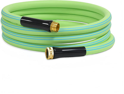 Atlantic Female to Female Heavy Duty Garden Hose 5/8 Inch x 2 ft Black Water Hose Short Connection Leader Hose 2 Foot - Colors C