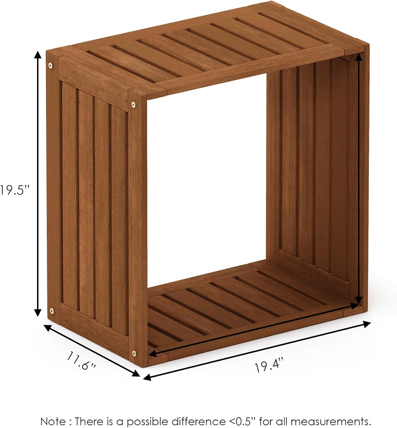Furinno FG17478 Tioman Outdoor Patio Furniture Hardwood Potting Bench, Natural
