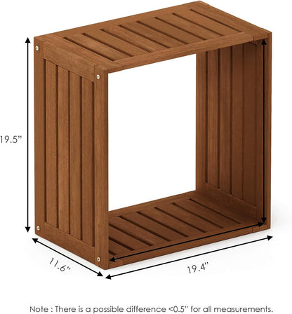 Furinno FG17478 Tioman Outdoor Patio Furniture Hardwood Potting Bench, Natural