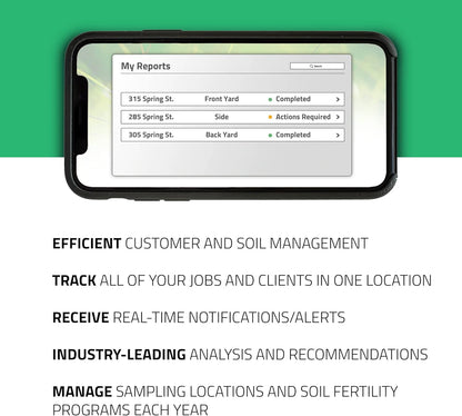 MySoil Soil Test Kit, Unlock Your Lawn & Garden Potential, Complete & Accurate Nutrient and pH Analysis with Recommendations Tailored to Your Soil and Plant Needs