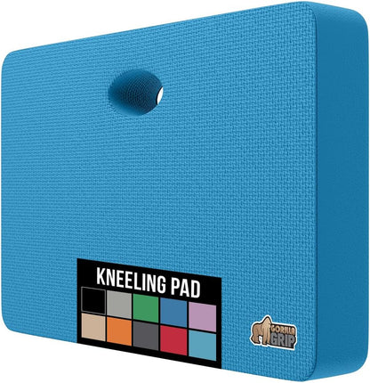GORILLA GRIP® Extra Thick Patent Pending Supportive Foam Kneeling Pad, Large Cushion Knee Pads for Gardening, Baby Bath Time, Dirt and Water Resistant, Workout and Garden Supplies, 17.5x11, Black