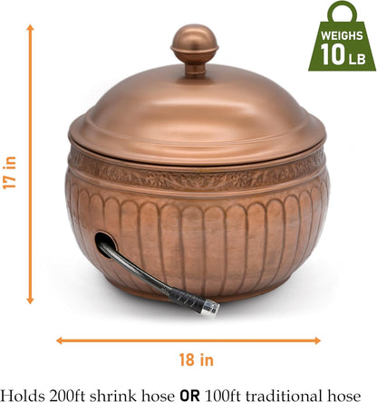 Key West Hose Pot with Lid - Blue Verde by Good Directions