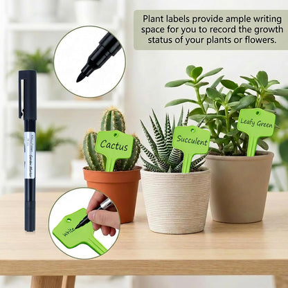 2 Pack Garden Markers Permanent Markers Black For Garden Plant Labels