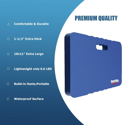 Comfy Extra Large Thick Waterproof Gardening Kneeling Pad Foam Kneeler Mat Garden Knee Pad Cushion for Gardening Planting Yard Work Prayer Yoga Mechanic Workout Baby Bath