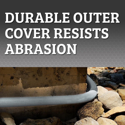 Flexzilla Garden Hose 5/8 in. x 50 ft., Lightweight All-Weather Water Hose, Durable and Flexible, Leak-Free Connections