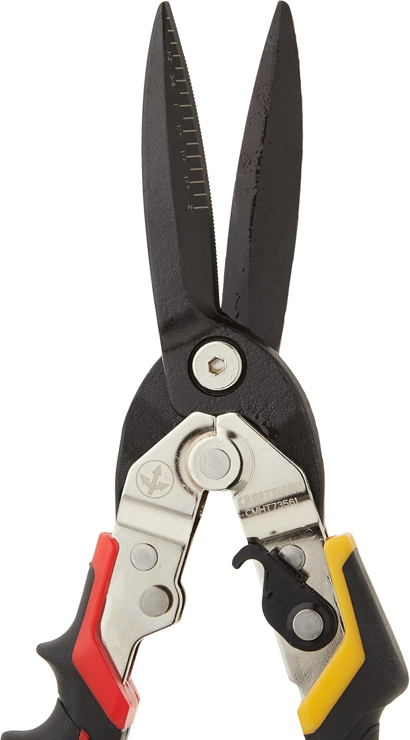 CRAFTSMAN Aviation Snips, Straight, Long Cut (CMHT73561)