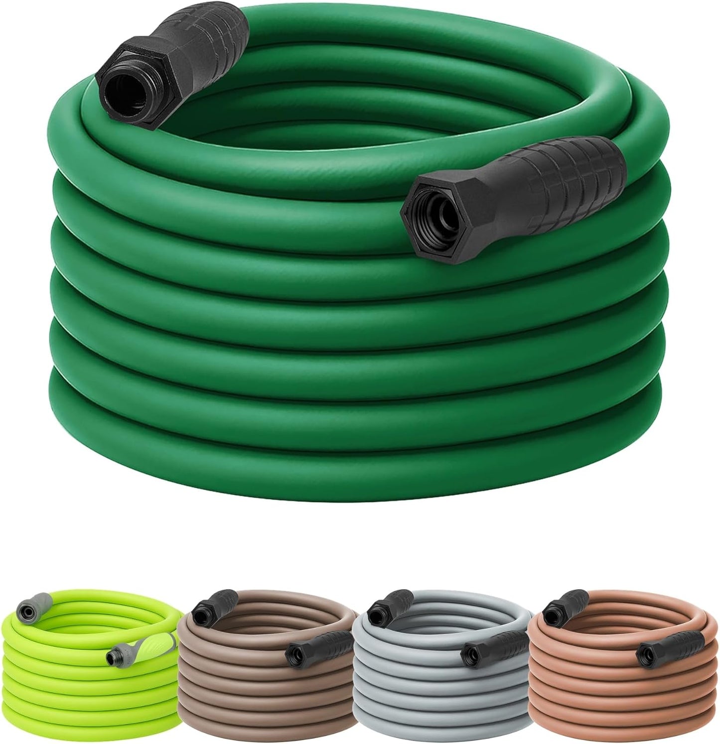 Flexzilla Garden Hose 5/8 in. x 50 ft., Lightweight All-Weather Water Hose, Durable and Flexible, Leak-Free Connections
